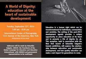 Educación durante toda la vida en la Agenda Global de Desarrollo Sostenible