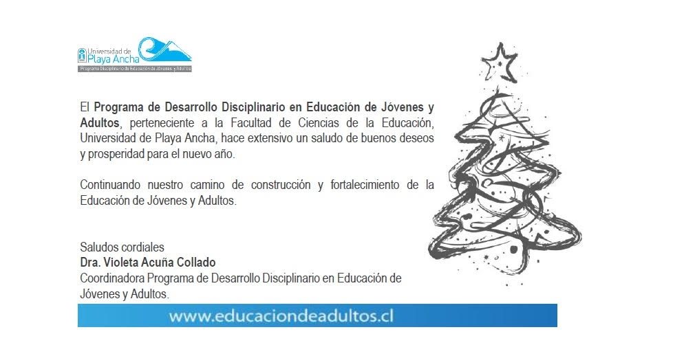 Buenos deseos y prosperidad para el Año Nuevo.