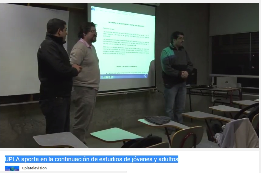 UPLA aporta en la continuación de estudios de jóvenes y adultos