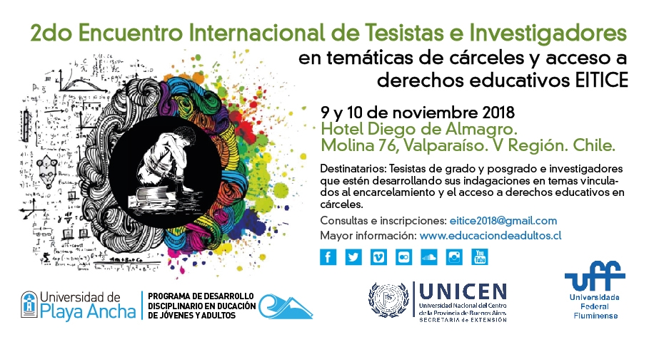 Amplían plazo entrega resúmenes EITICE 2018: 24 de agosto 2018