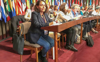 Directora del PEPJA participó en foro sobre desarrollo sostenible en América Latina